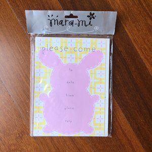 3/$15 Bunny Invitations - 8 count